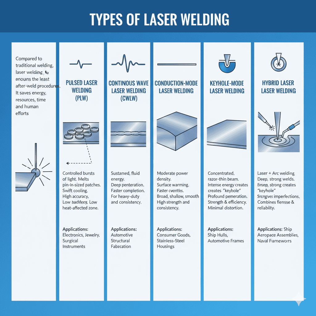 laser welding and types