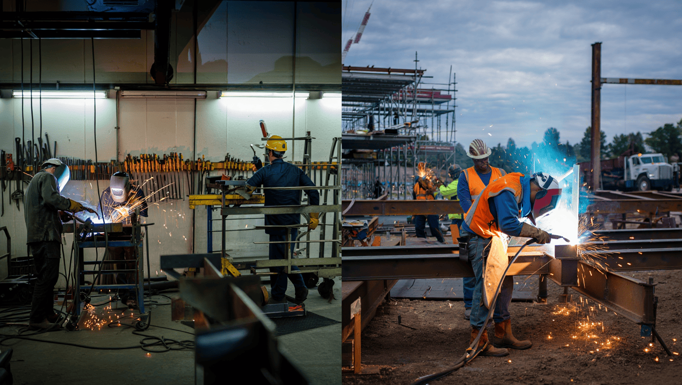 Fabrication Shop vs On-Site Fabrication